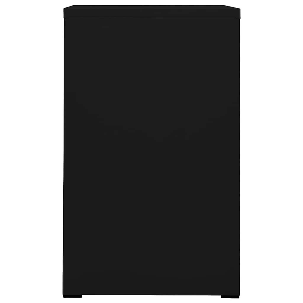 vidaXL Αρχειοθήκη Μαύρη 46 x 62 x 102,5 εκ. από Ατσάλι