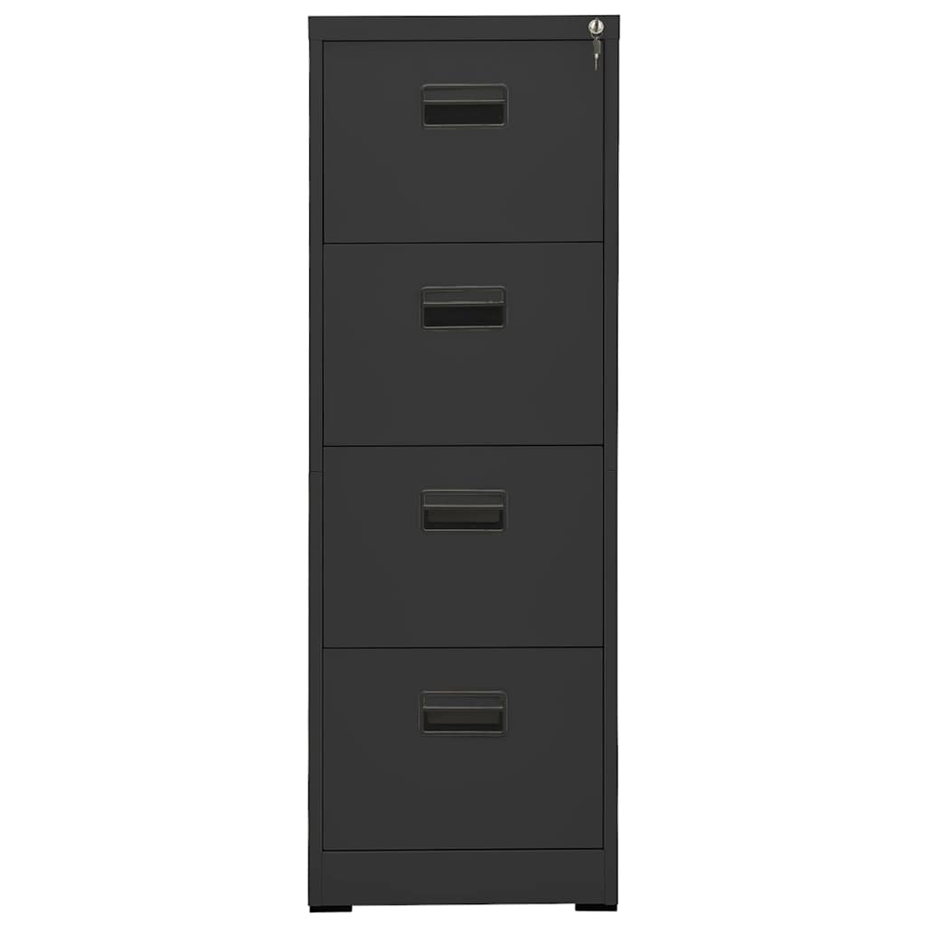 vidaXL Αρχειοθήκη Ανθρακί 46 x 62 x 133 εκ. από Ατσάλι