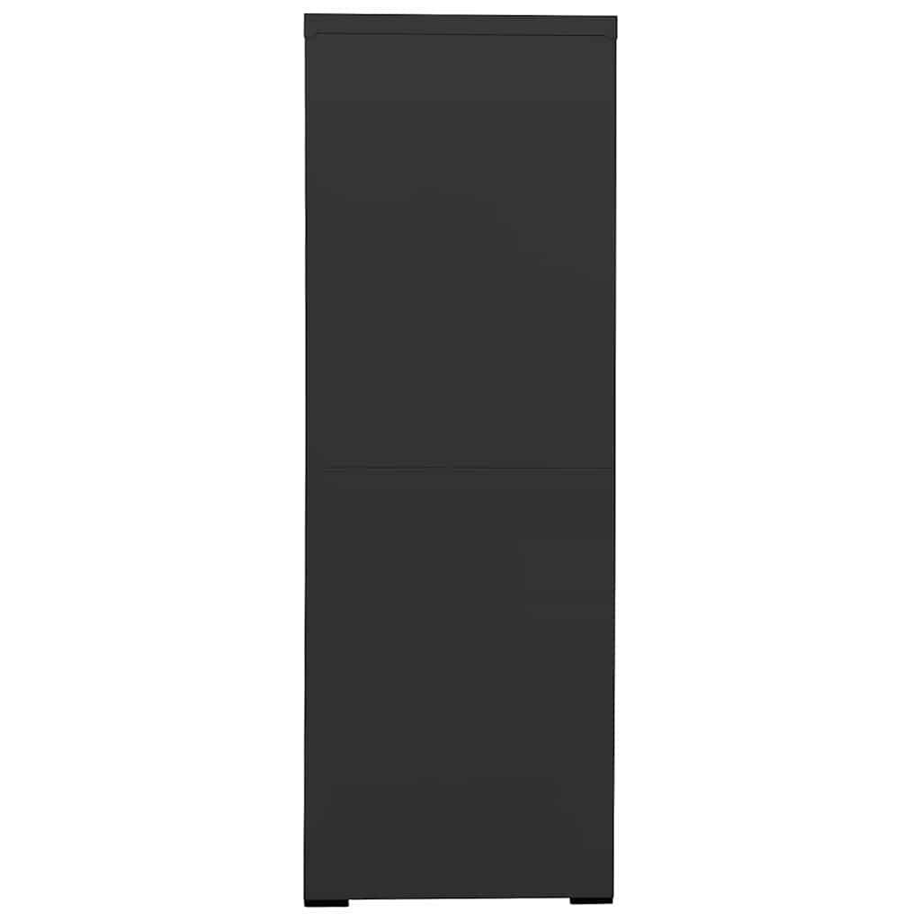 vidaXL Αρχειοθήκη Ανθρακί 90 x 46 x 134 εκ. από Ατσάλι
