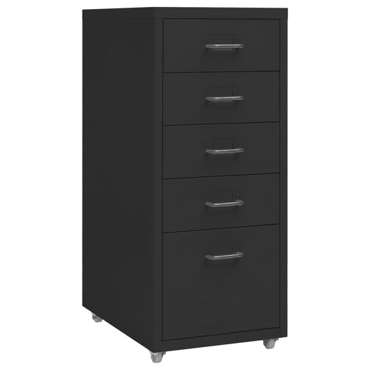 vidaXL Αρχειοθήκη Φορητή Λευκή 28 x 41 x 69 εκ. Μεταλλική