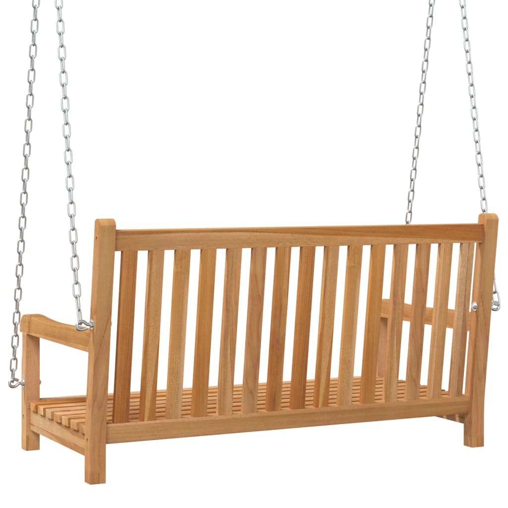 vidaXL Κούνια Κήπου 114 x 60 x 64 εκ. από Μασίφ Ξύλο Teak