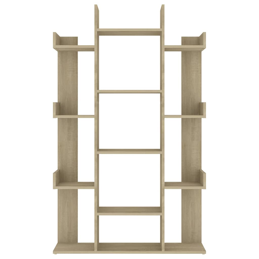vidaXL Βιβλιοθήκη Sonoma Δρυς 86 x 25,5 x 140 εκ. από Επεξ. Ξύλο