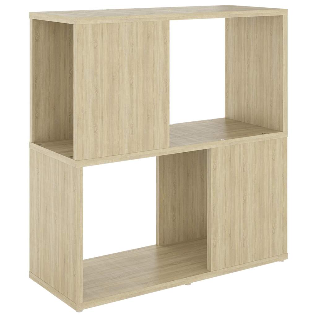 vidaXL Βιβλιοθήκη Sonoma Δρυς 60 x 24 x 63 εκ. Μοριοσανίδα
