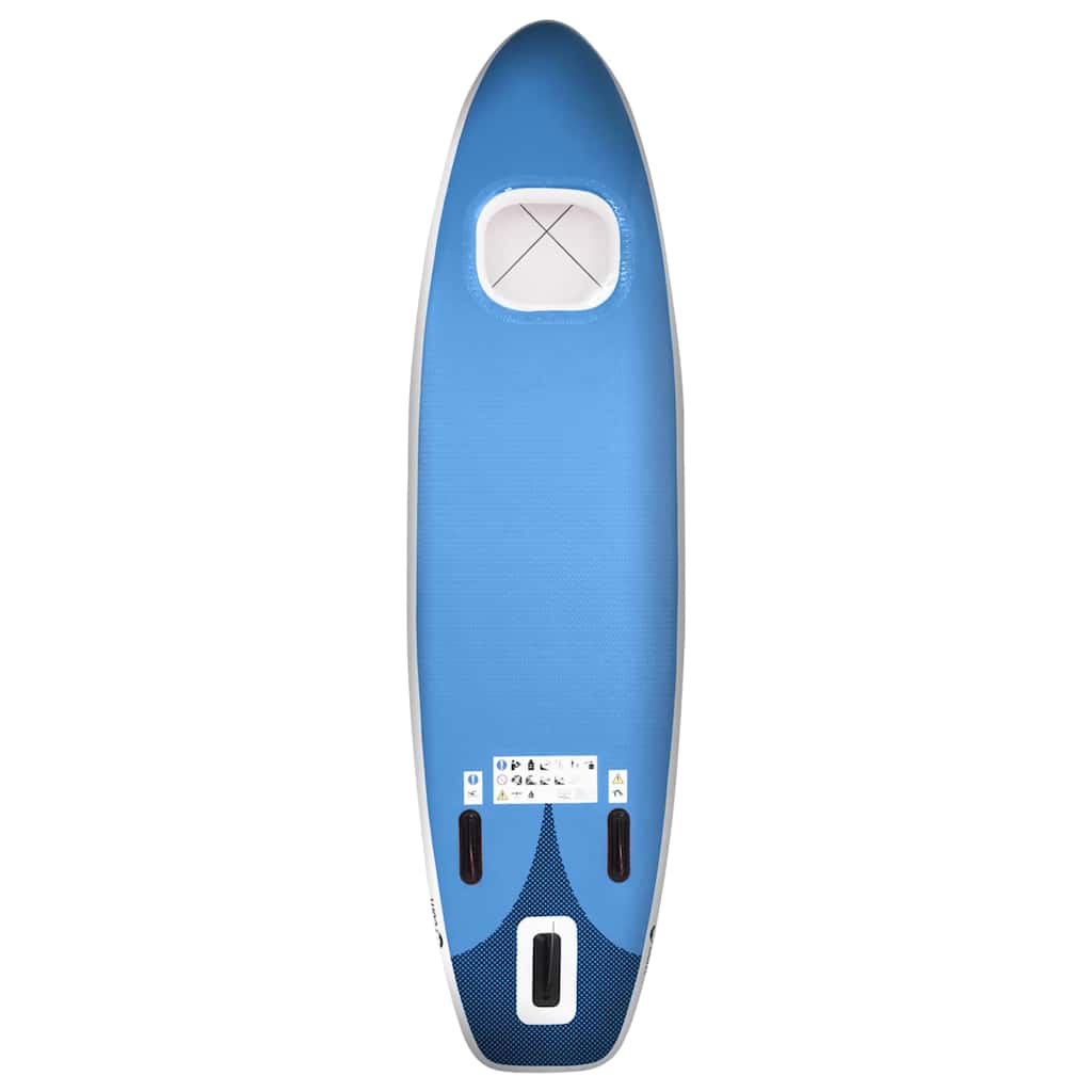 vidaXL Σανίδα SUP Φουσκωτή Σετ Θαλασσί 300 x 76 x 10 εκ.