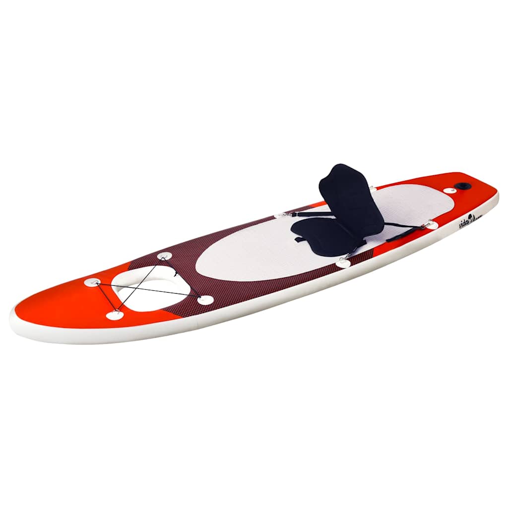 vidaXL Σανίδα SUP Φουσκωτή Σετ Κόκκινη 300 x 76 x 10 εκ.