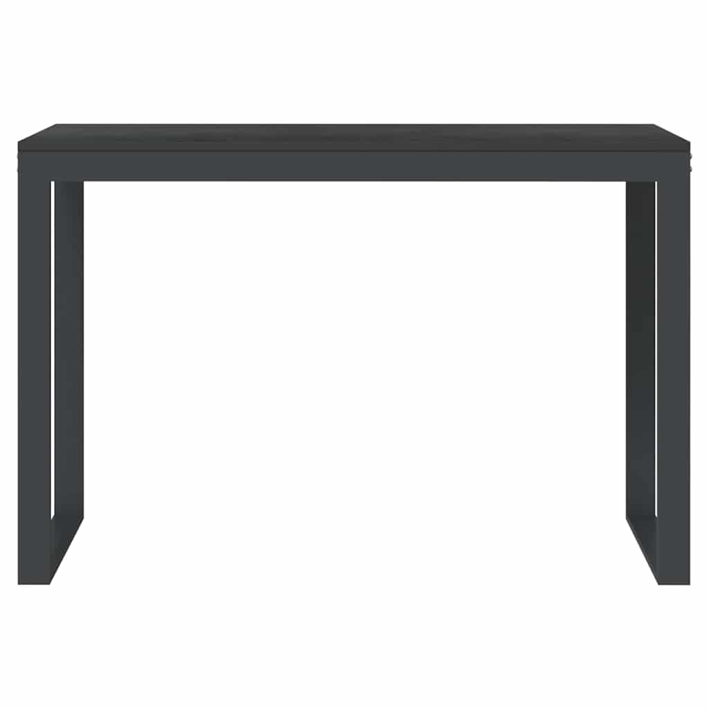 vidaXL Γραφείο Υπολογιστή Μαύρο 110 x 60 x 73 εκ. από Μοριοσανίδα
