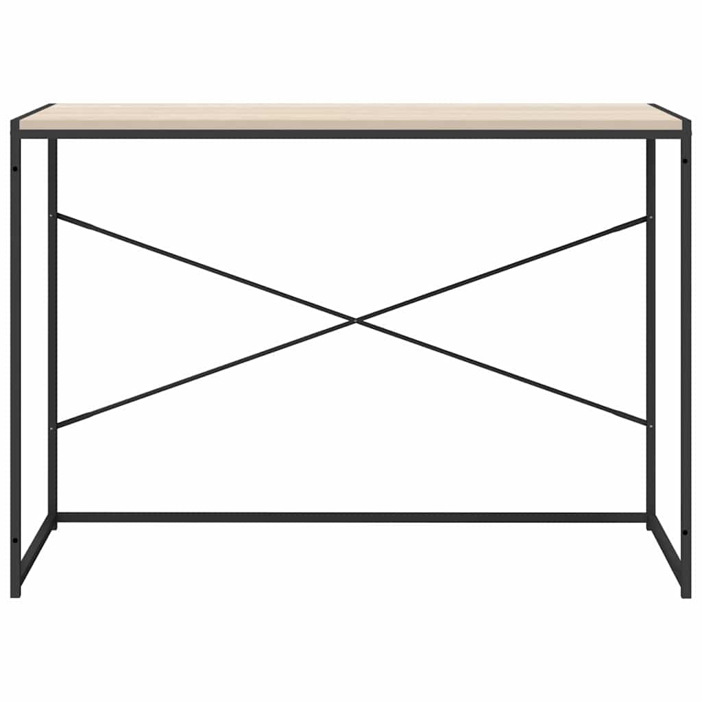 vidaXL Γραφείο Υπολογιστή Μαύρο 110 x 60 x 70 εκ. Επεξεργασμένο Ξύλο