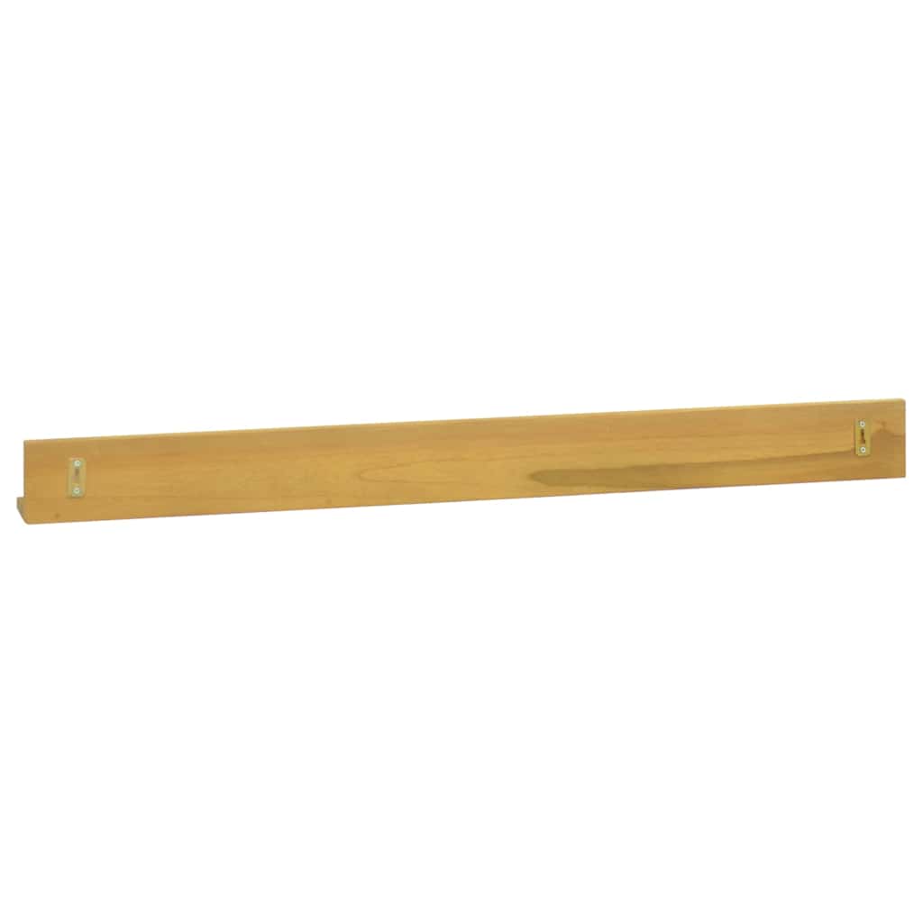 vidaXL Ράφια Τοίχου 2 τεμ. 110 x 10 x 10 εκ. από Μασίφ Ξύλο Teak