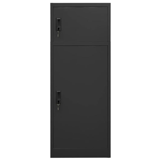 vidaXL Ντουλάπα για Σέλα Ανθρακί 53 x 53 x 140 εκ. Ατσάλινη