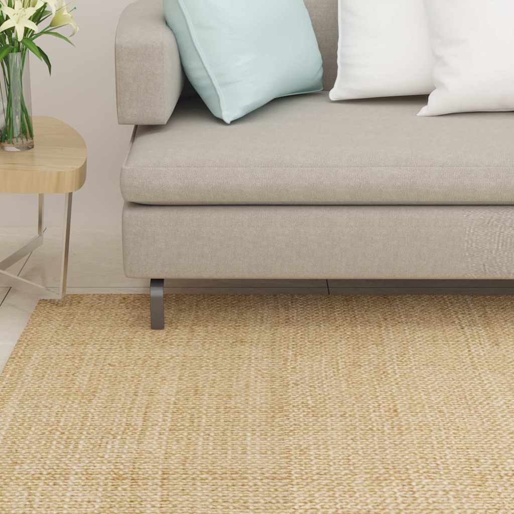 vidaXL Χαλί 100 x 100 εκ. από Φυσικό Σιζάλ