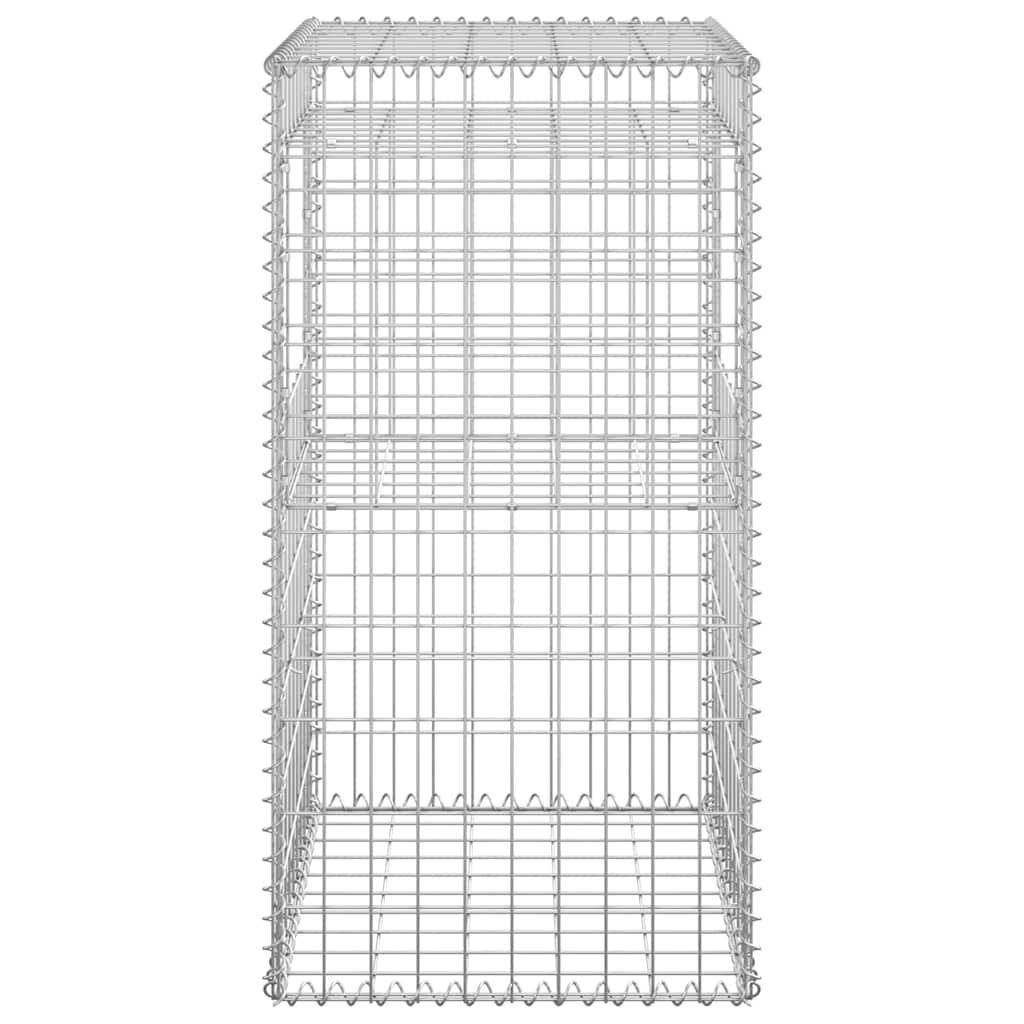 vidaXL Συρματοκιβώτιο Στύλος 50 x 50 x 100 εκ. Σιδερένιο