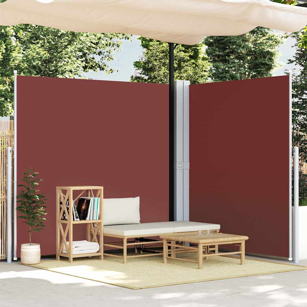 vidaXL Σκίαστρο Πλαϊνό Συρόμενο Καφέ 220 x 600 εκ.