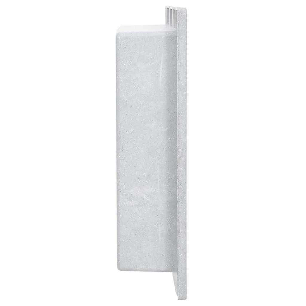 vidaXL Ράφι Ντουζιέρας Γκρι Ματ 41 x 51 x 10 εκ.