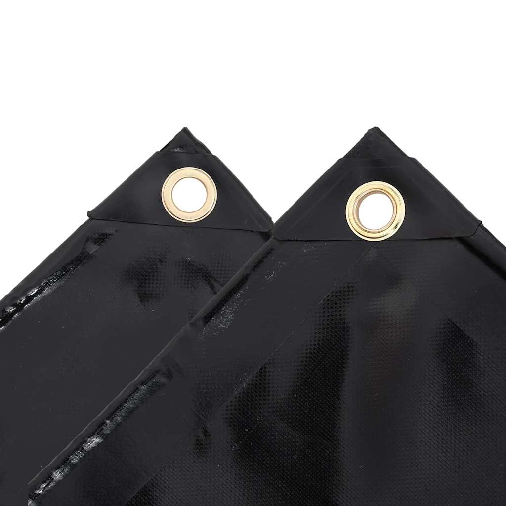 vidaXL Μουσαμάς Μαύρος 650 γρ./μ.² 3,5 x 2,5 μ.