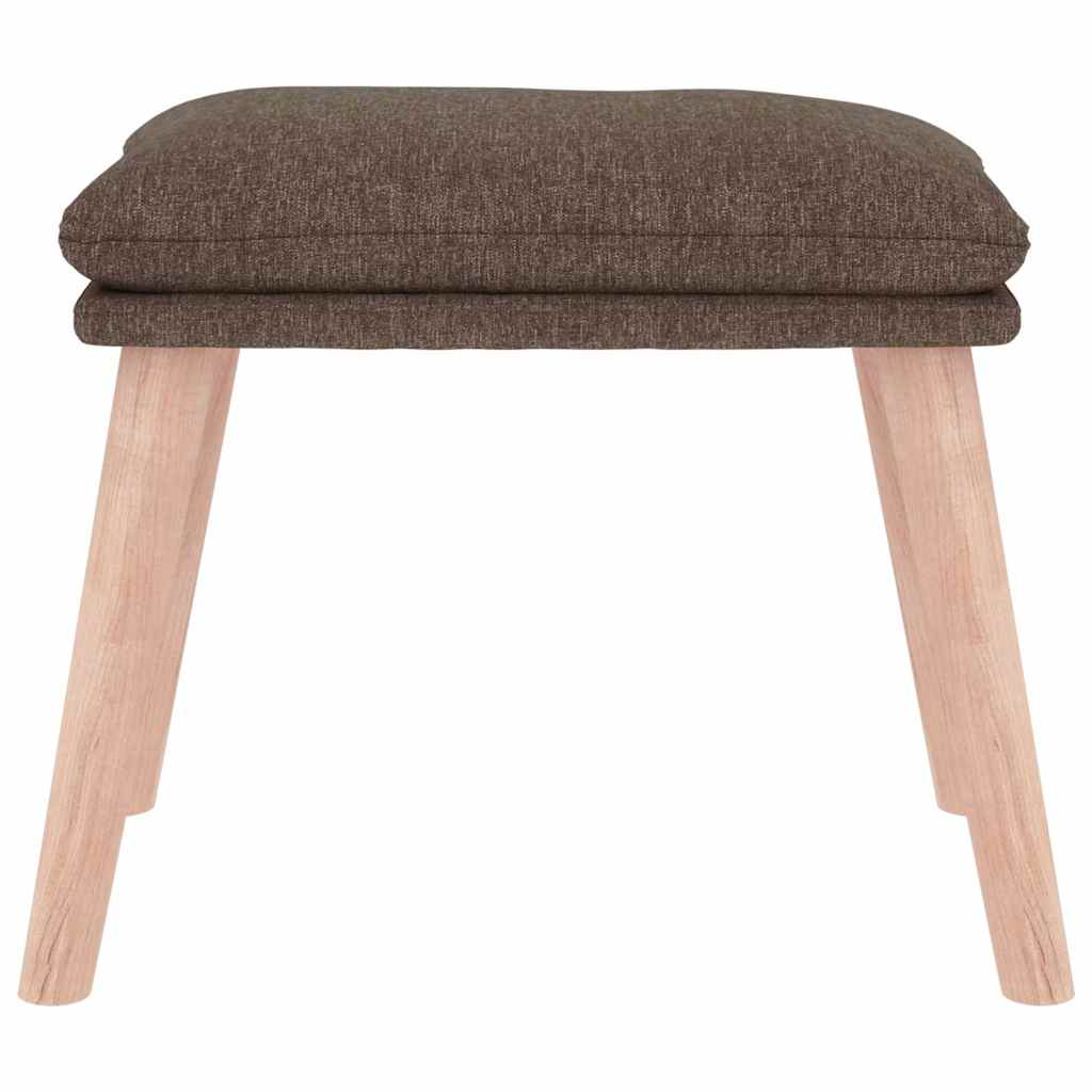 vidaXL Υποπόδιο Taupe 45 x 29,5 x 35 εκ. Υφασμάτινο