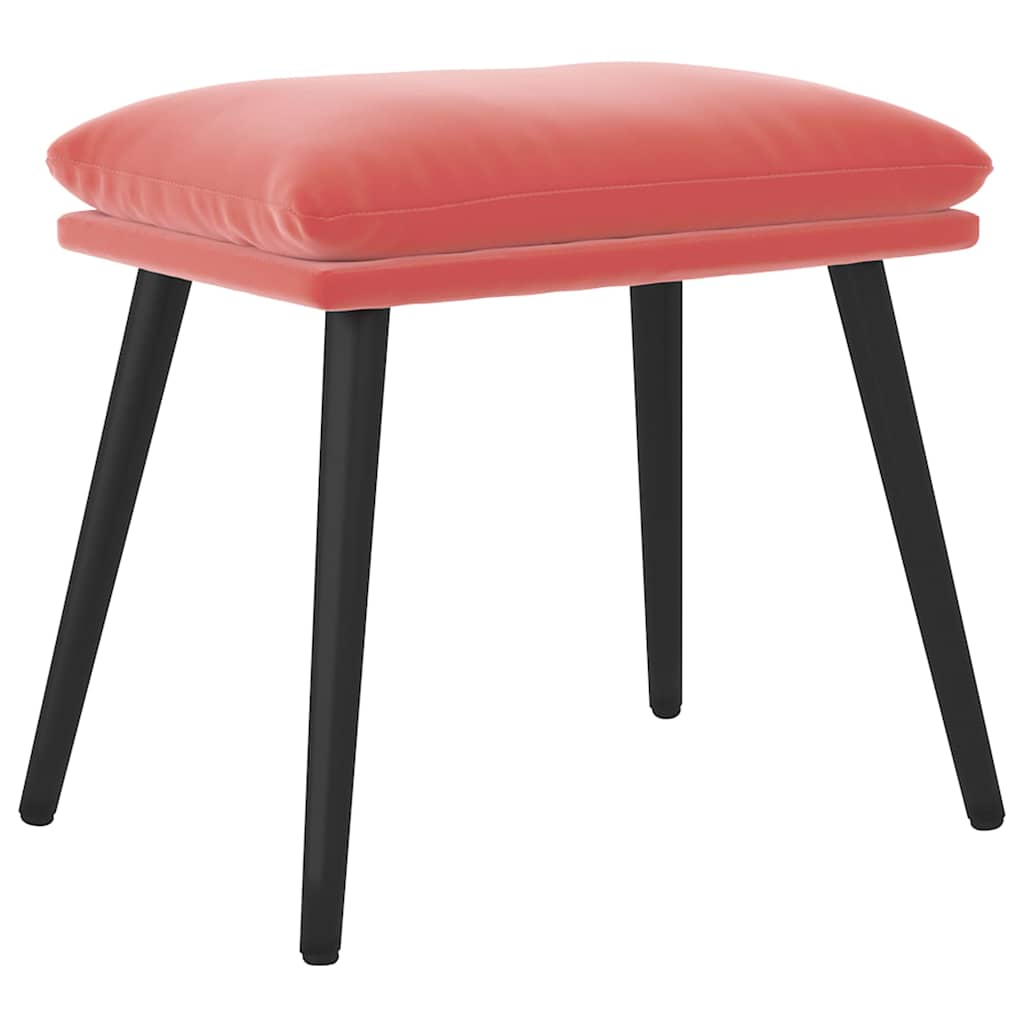 vidaXL Υποπόδιο Ροζ 45x29,5x35 εκ. Βελούδινο