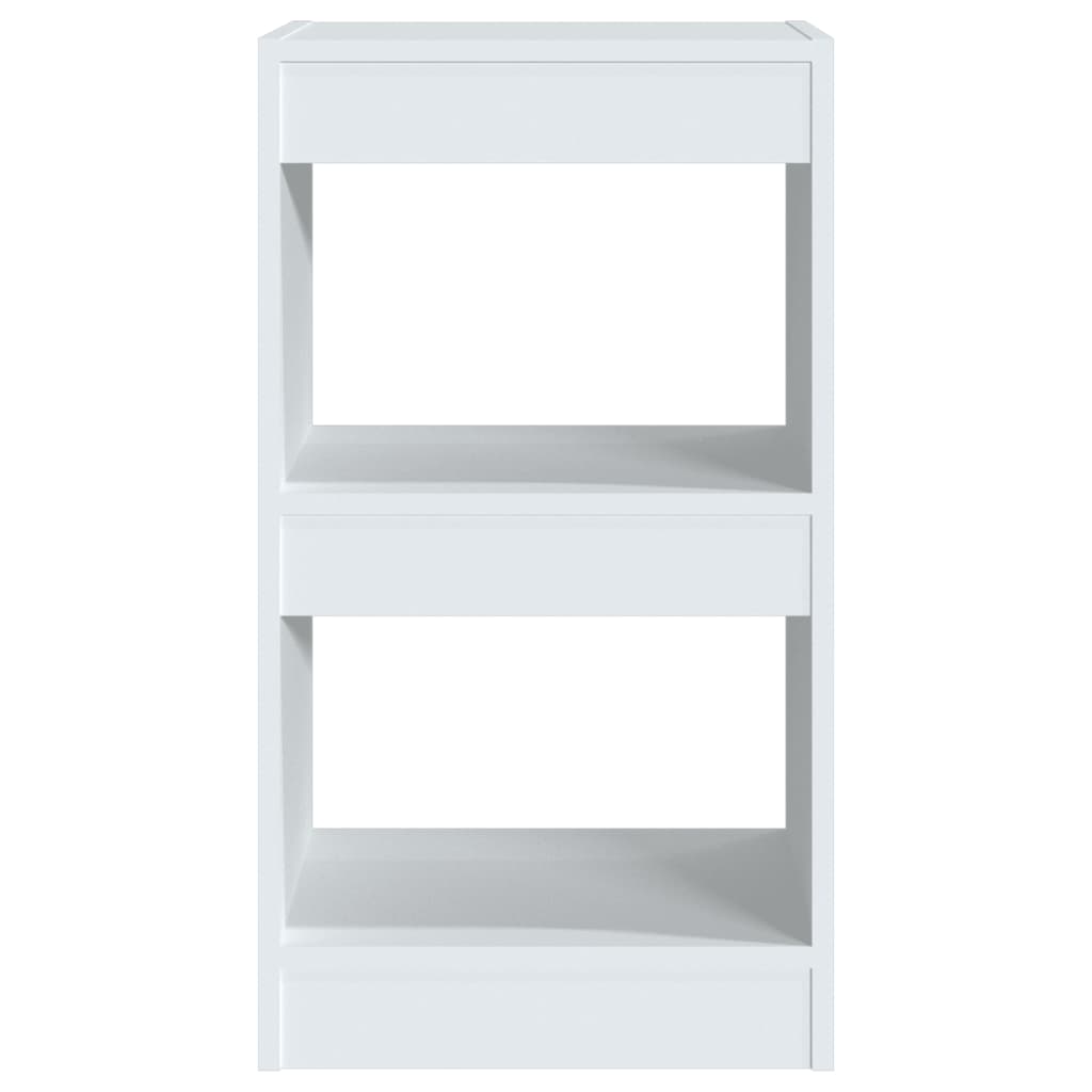 vidaXL Βιβλιοθήκη/Διαχωριστικό Χώρου Λευκό 40x30x72 εκ. Επεξ. Ξύλο