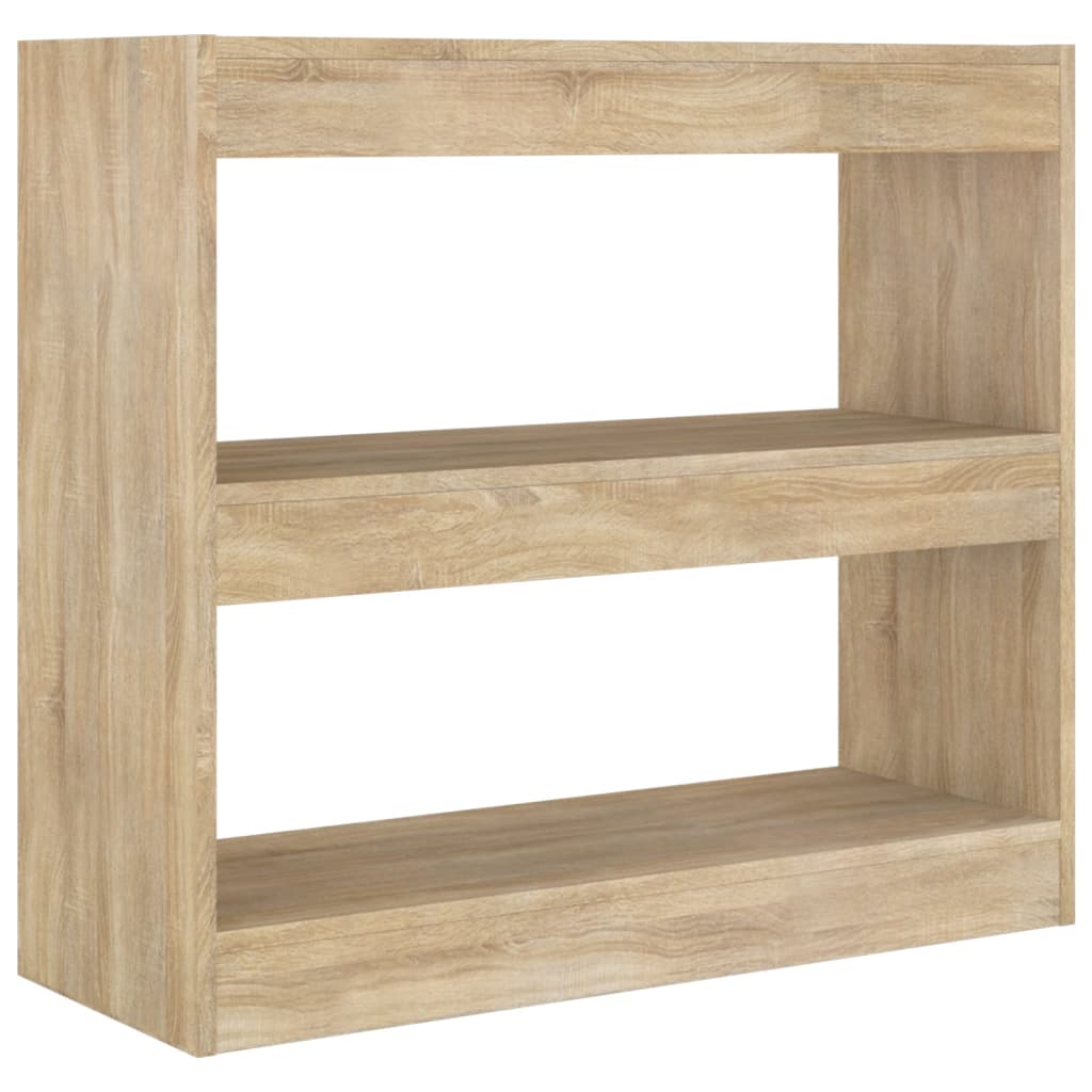 vidaXL Βιβλιοθήκη/Διαχωριστικό Χώρου Sonoma Δρυς 80 x 30 x 72 εκ.