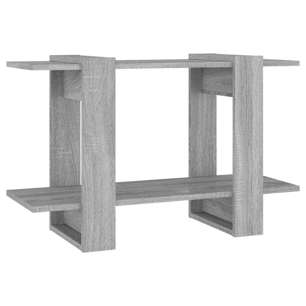 vidaXL Βιβλιοθήκη/Διαχωριστικό Χώρου Γκρι Sonoma 80x30x51 εκ.