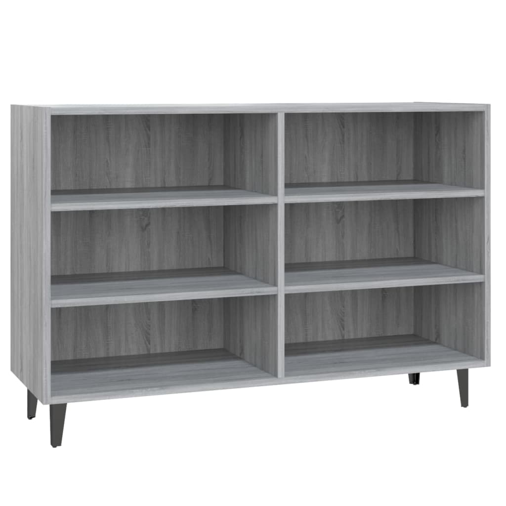 vidaXL Ραφιέρα Γκρι Sonoma 103,5 x 35 x 70 εκ. από Επεξεργασμένο Ξύλο