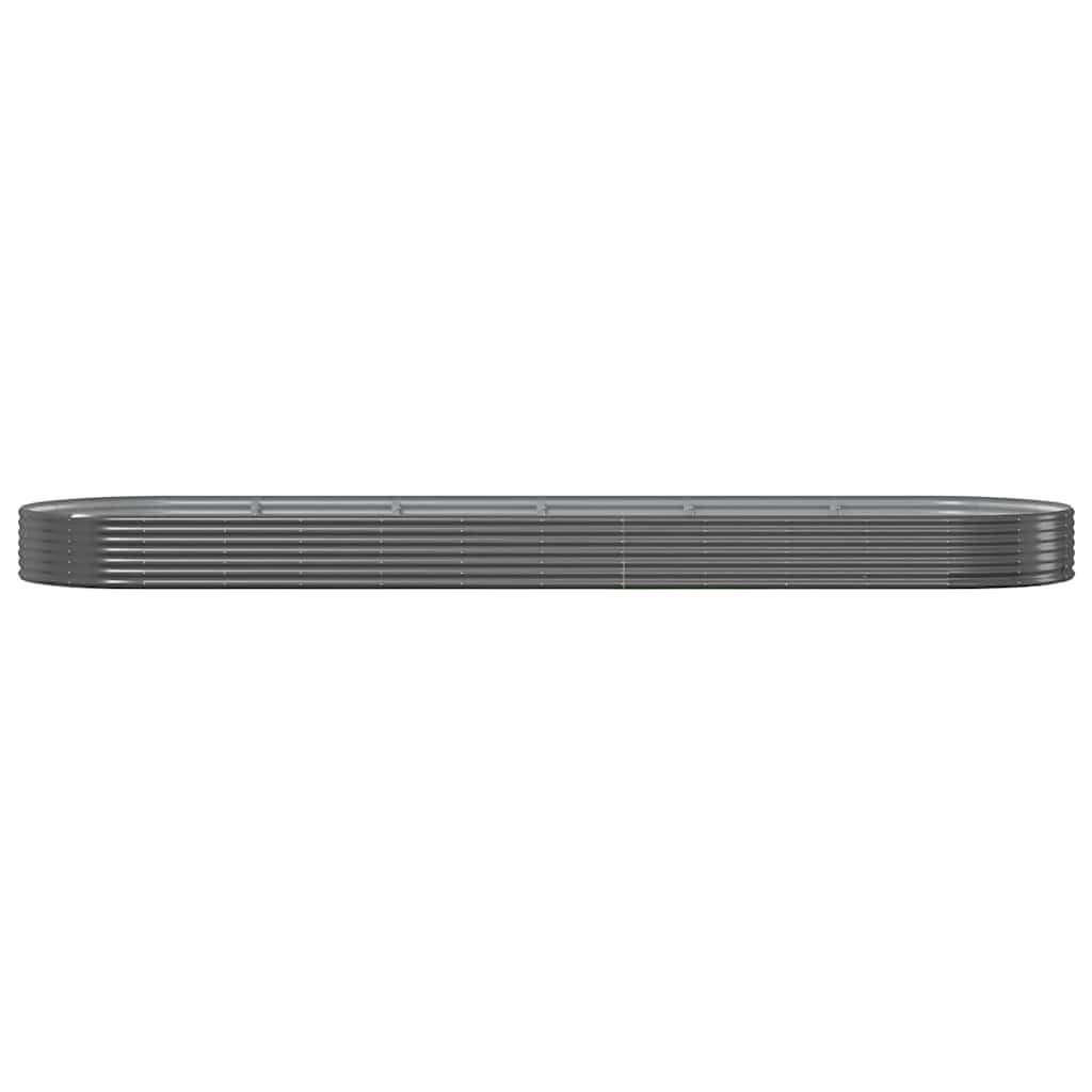 vidaXL Ζαρντινιέρα Ανθρακί 523x140x36εκ Γαλβανισμένος χάλυβας