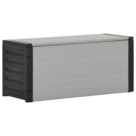 vidaXL Κάδος Απορριμάτων Κήπου Γκρι 85 x 34 x 40 εκ.