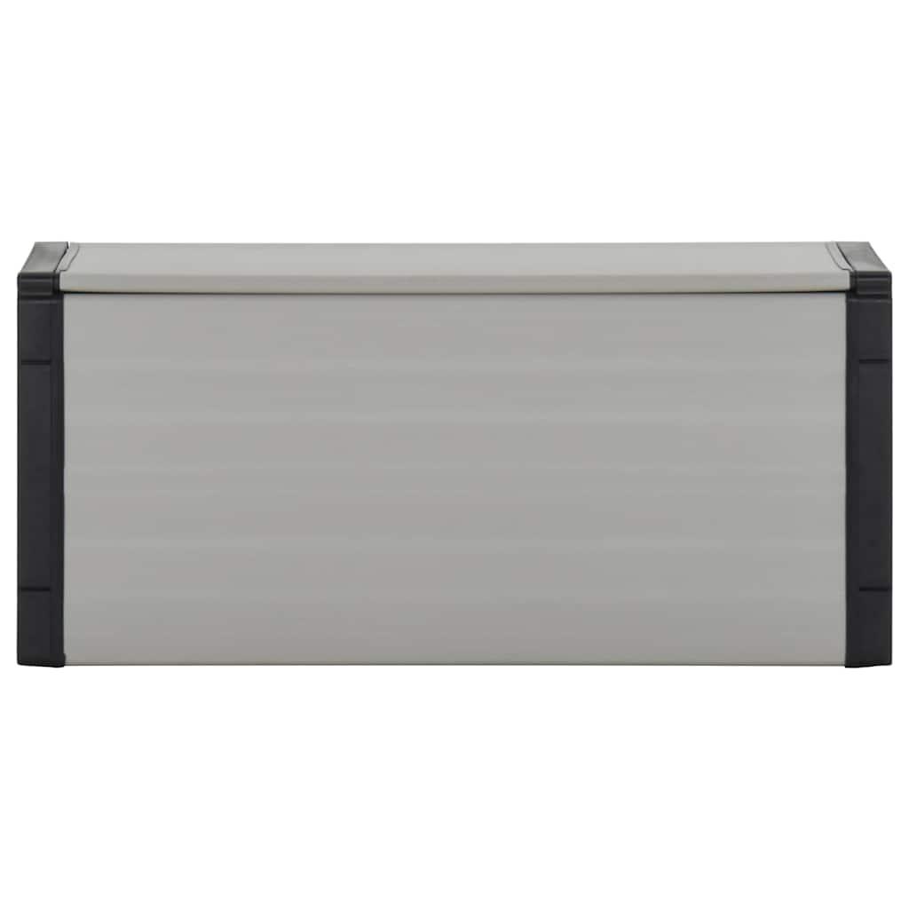 vidaXL Κάδος Απορριμάτων Κήπου Γκρι 85 x 34 x 40 εκ.