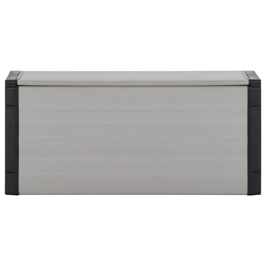 vidaXL Κάδος Απορριμάτων Κήπου Γκρι 85 x 34 x 40 εκ.