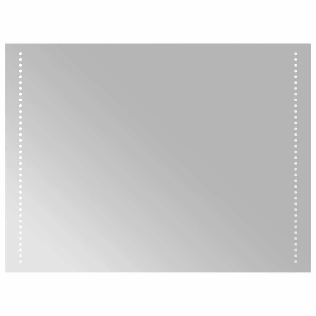 vidaXL Καθρέφτης Μπάνιου με LED 80x60 εκ.
