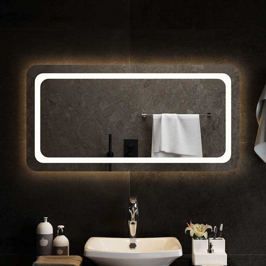 vidaXL Καθρέφτης Μπάνιου με LED 100x50 εκ.