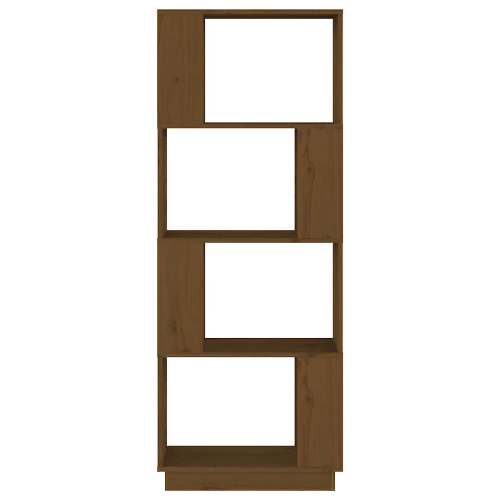 vidaXL Βιβλιοθήκη/Διαχωριστικό Χώρου Μελί 51x25x132 εκ. Μασίφ Πεύκο