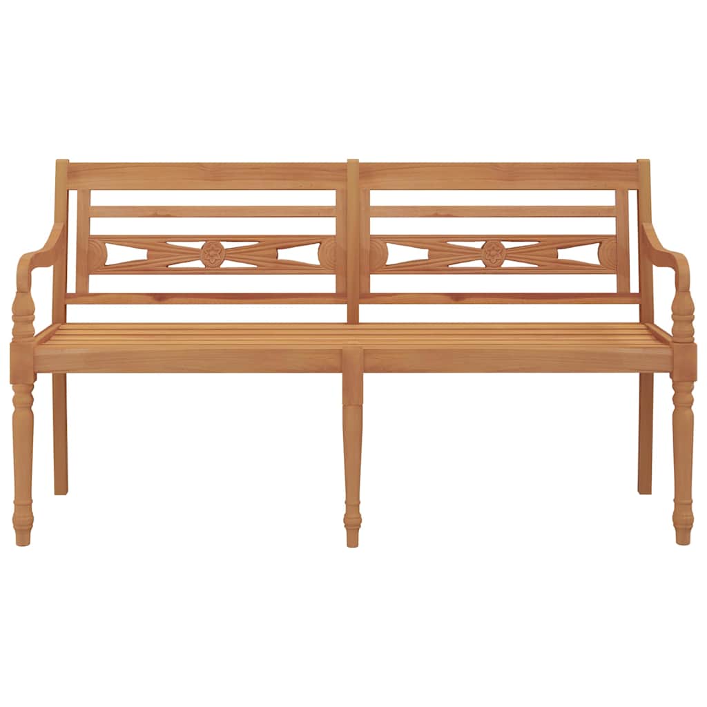 vidaXL Παγκάκι Batavia 150 εκ. από Μασίφ Ξύλο Teak