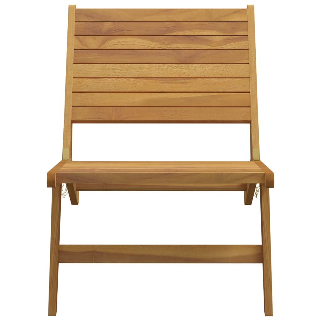 vidaXL Καρέκλα Κήπου από Μασίφ Ξύλο Teak