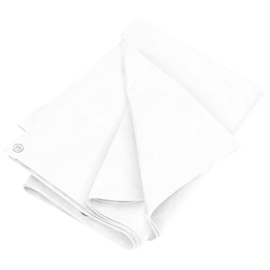 vidaXL Μουσαμάς Λευκός 180 γρ./μ.² 6x10 μ. από HDPE