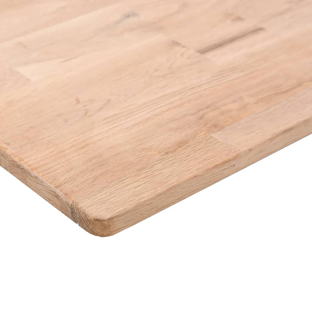 vidaXL Ράφι 40x20x1,5 εκ. από Ακατέργαστο Μασίφ Ξύλο Δρυός