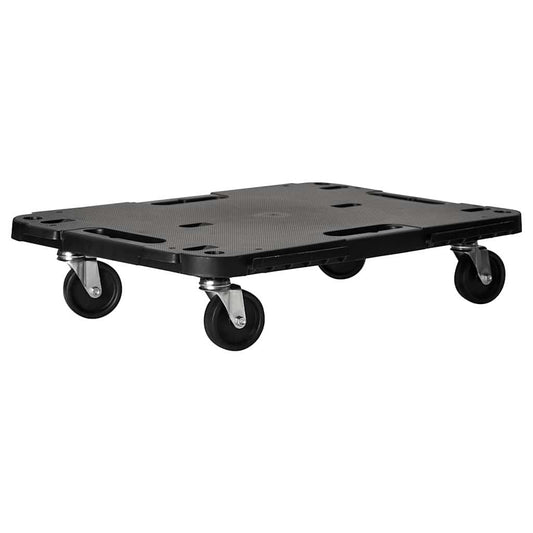 vidaXL Τρόλεϊ Μεταφοράς Μαύρο 58x38x12 εκ. από Πολυπροπυλένιο