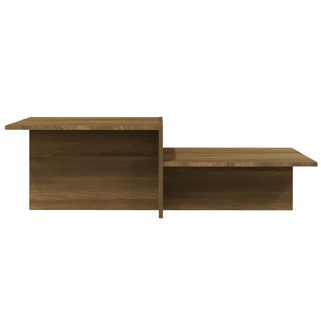 vidaXL Τραπεζάκι Σαλονιού Καφέ Δρυς 111,5x50x33 εκ. Επεξεργασμένο Ξύλο