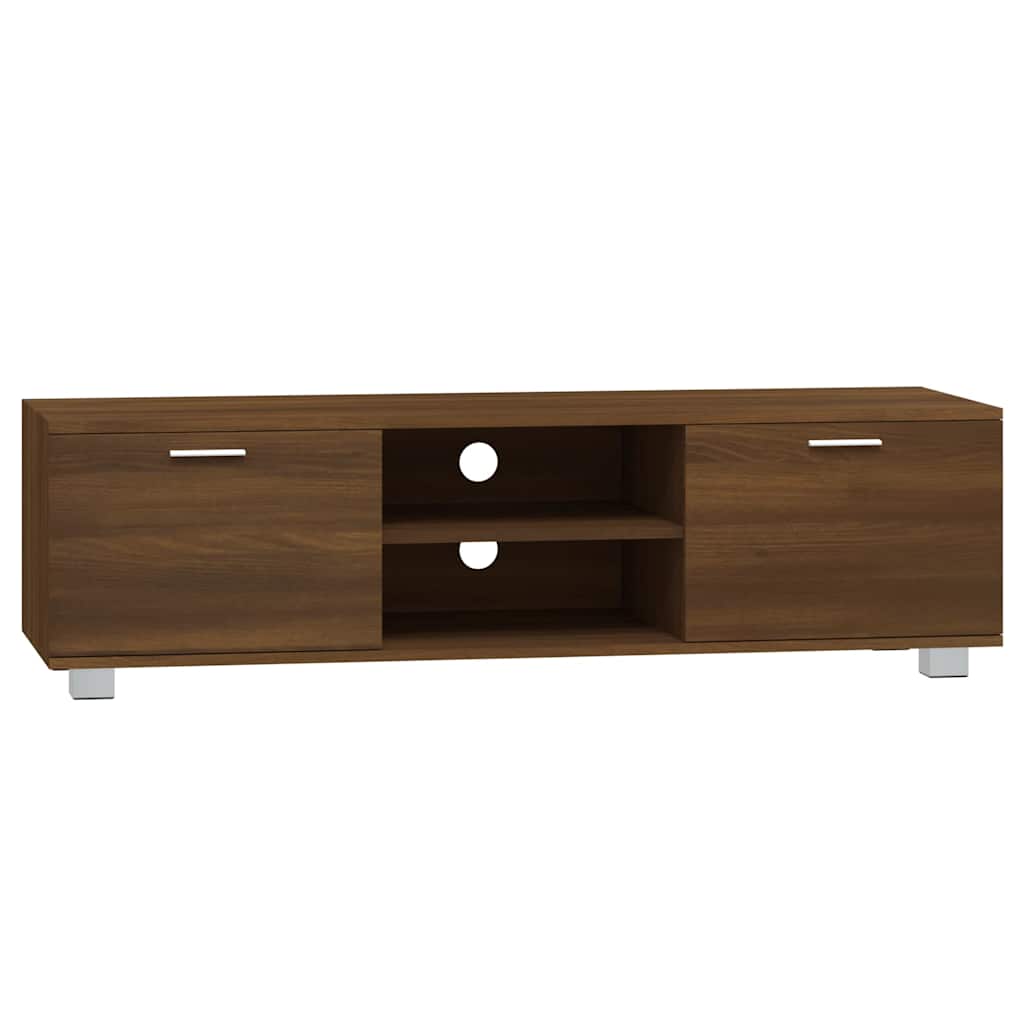 vidaXL Έπιπλο Τηλεόρασης Καφέ Δρυς 140x40,5x35 εκ. Επεξεργ. Ξύλο