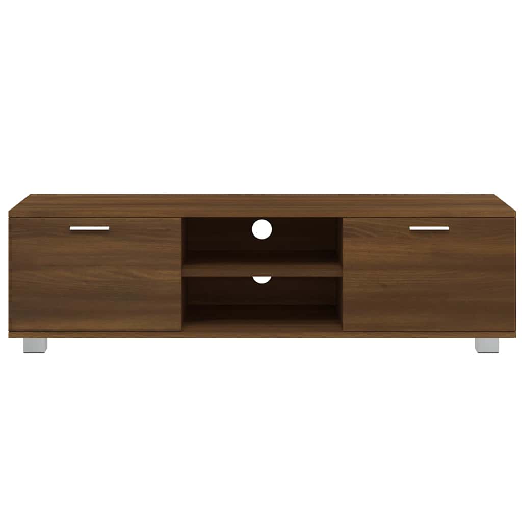 vidaXL Έπιπλο Τηλεόρασης Καφέ Δρυς 140x40,5x35 εκ. Επεξεργ. Ξύλο
