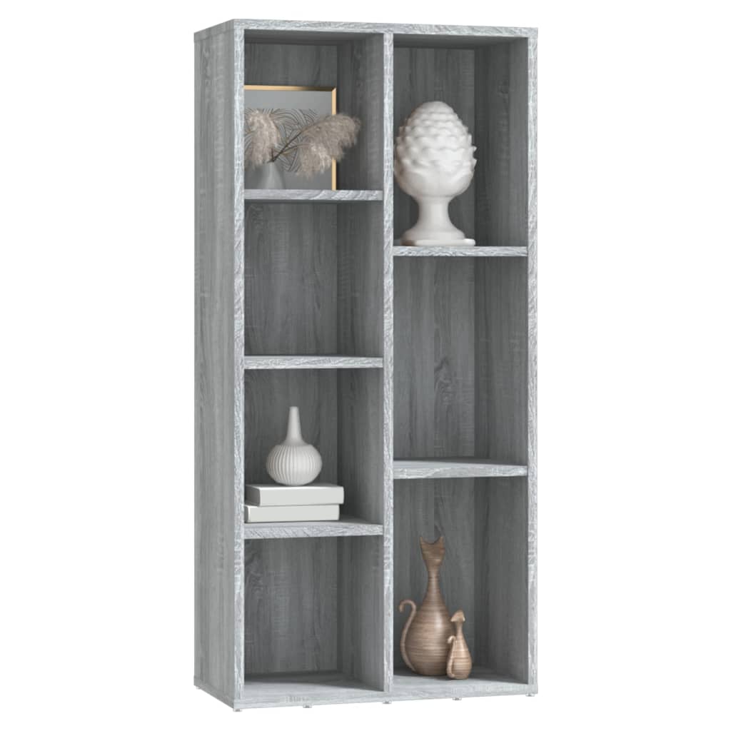 vidaXL Βιβλιοθήκη Γκρι Sonoma 50 x 25 x 106 εκ.