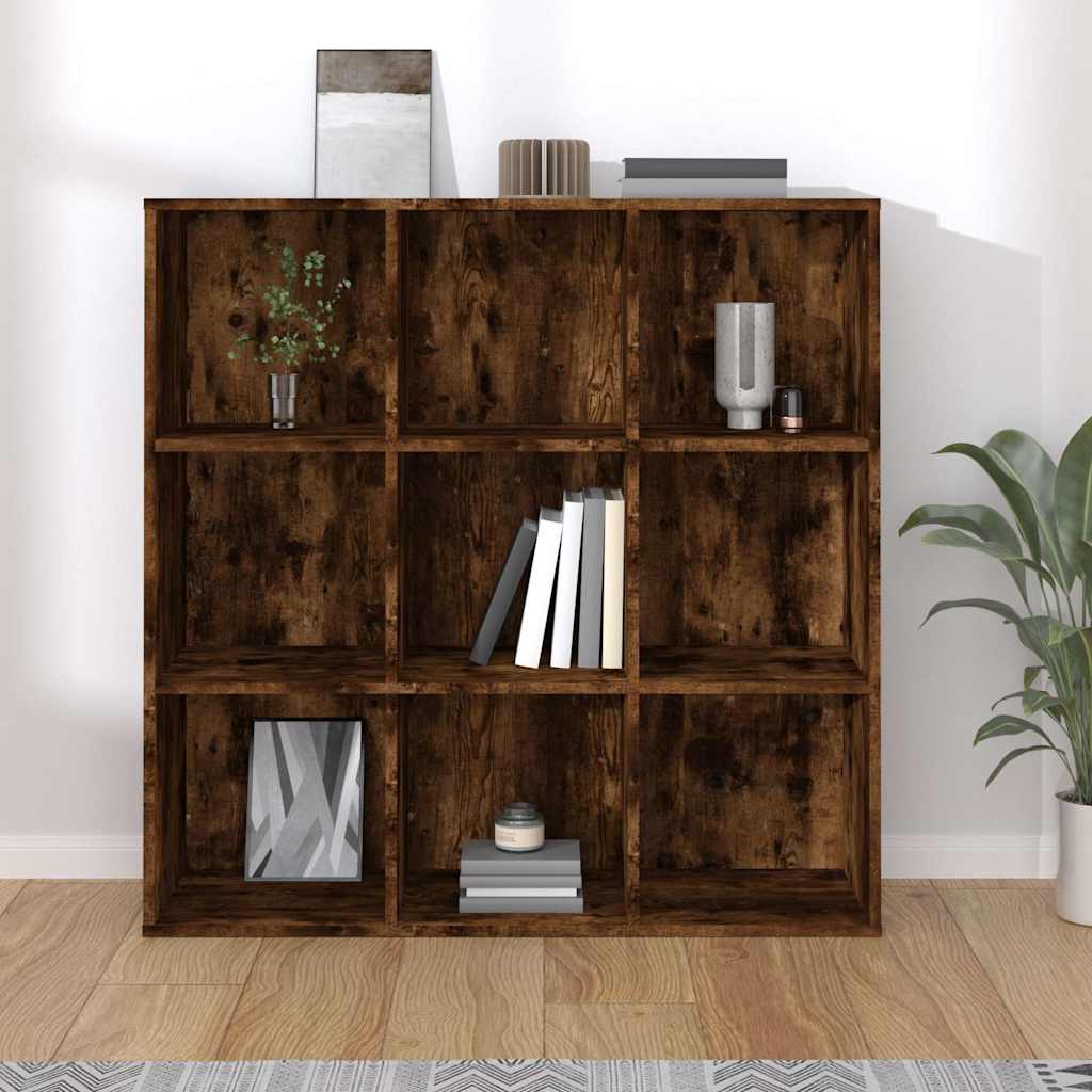 vidaXL Βιβλιοθήκη Καπνιστή Δρυς 98 x 29 x 97,5 εκ.