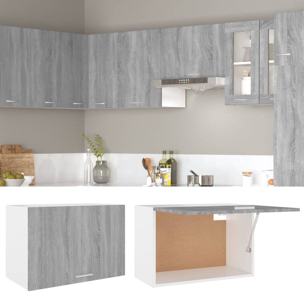 vidaXL Ντουλάπι Κρεμαστό Lyon Γκρι Sonoma 60x31x40εκ.
