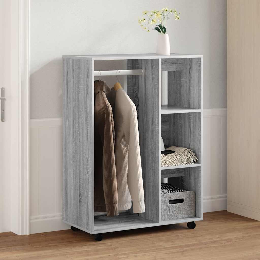 vidaXL Ντουλάπα Γκρι Sonoma 80 x 40 x 110 εκ. από Επεξεργασμένο Ξύλο