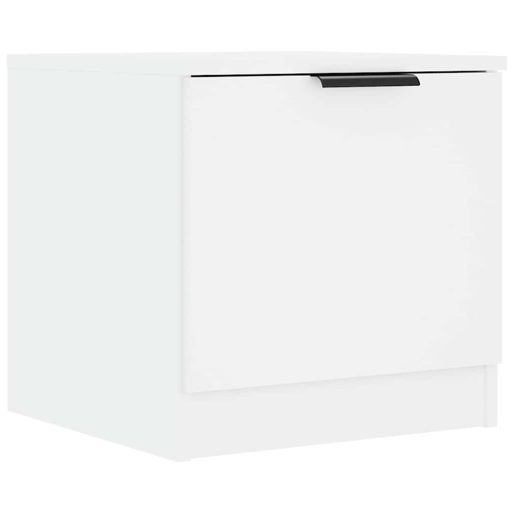 vidaXL Κομοδίνο Λευκό 40 x 39 x 40 εκ.