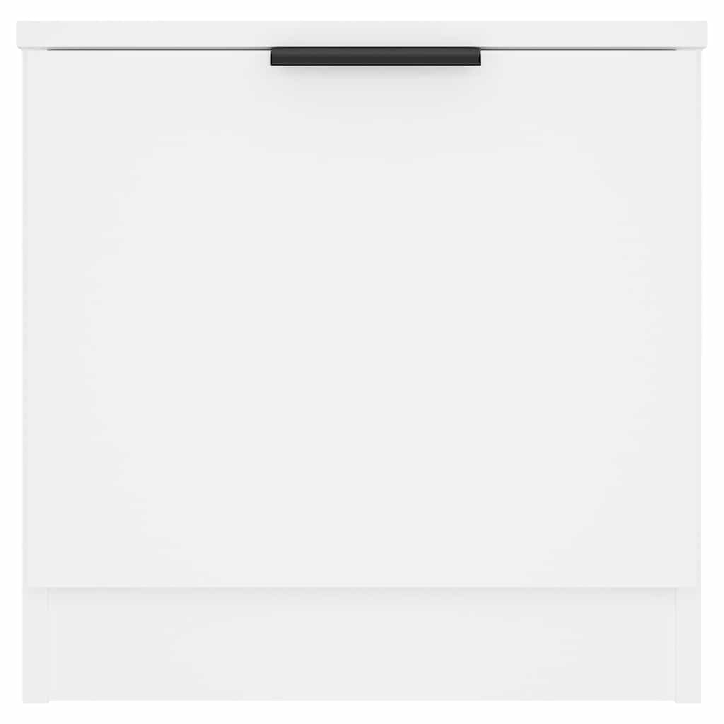 vidaXL Κομοδίνο Λευκό 40 x 39 x 40 εκ.