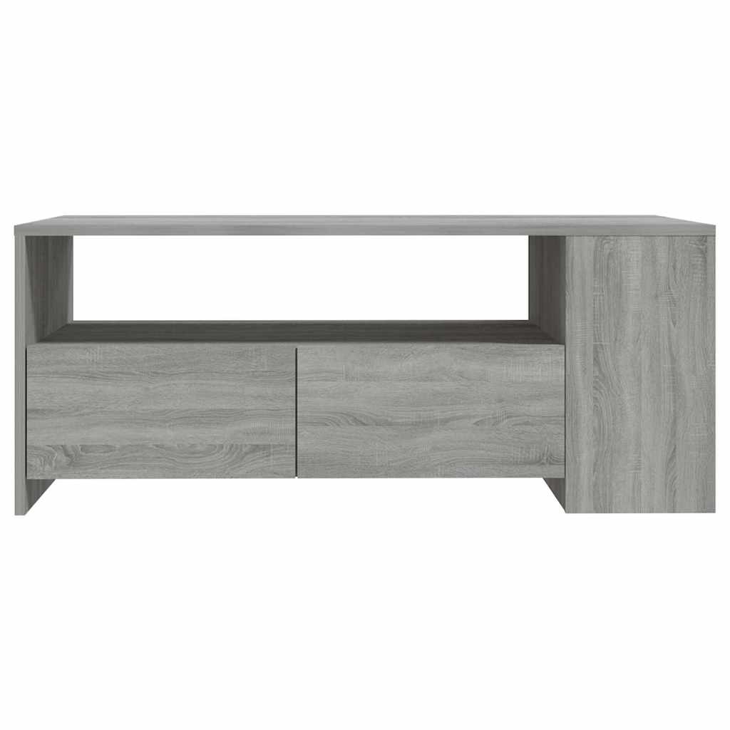 vidaXL Τραπεζάκι Σαλονιού Γκρι Sonoma 102x55x42 εκ. Επεξεργασμένο Ξύλο
