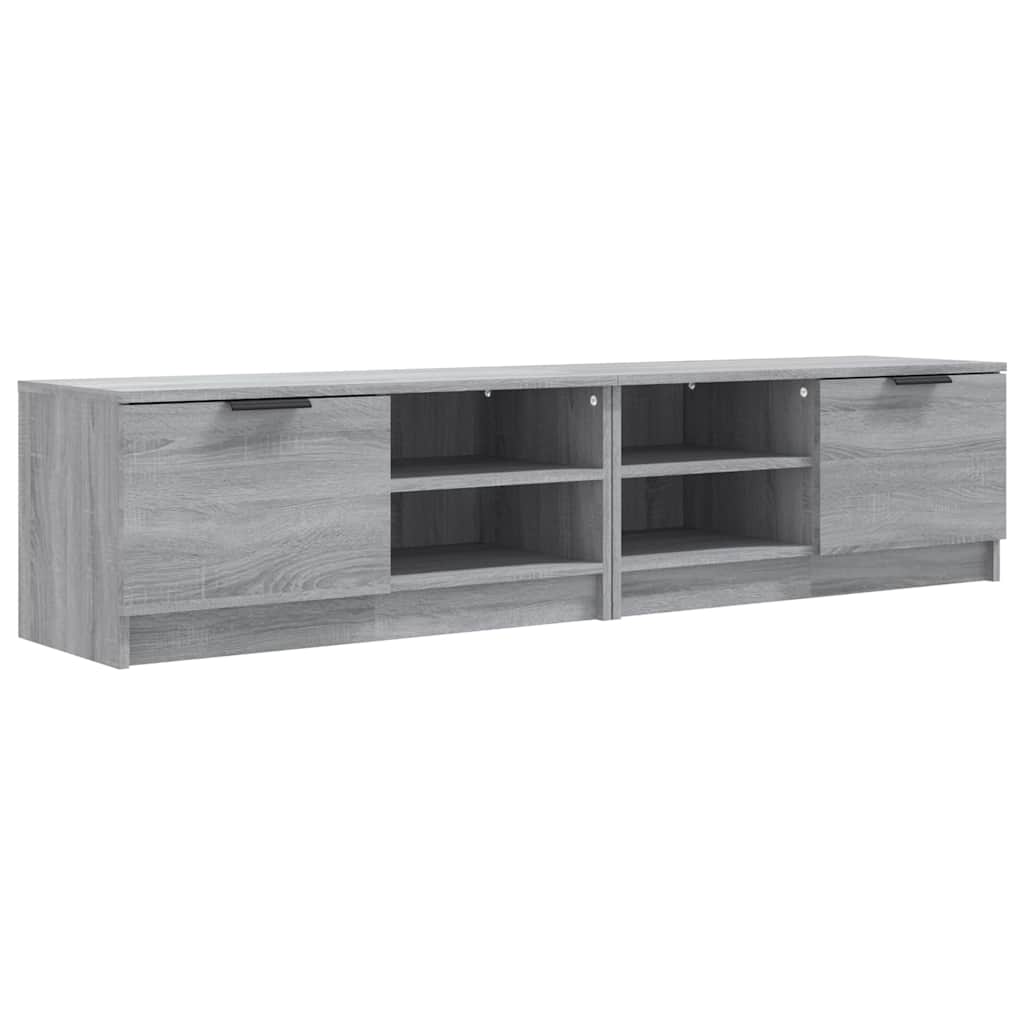 vidaXL Έπιπλα Τηλεόρασης 2 τεμ. Γκρι Sonoma 80x35x36,5 εκ. Επεξ. Ξύλο