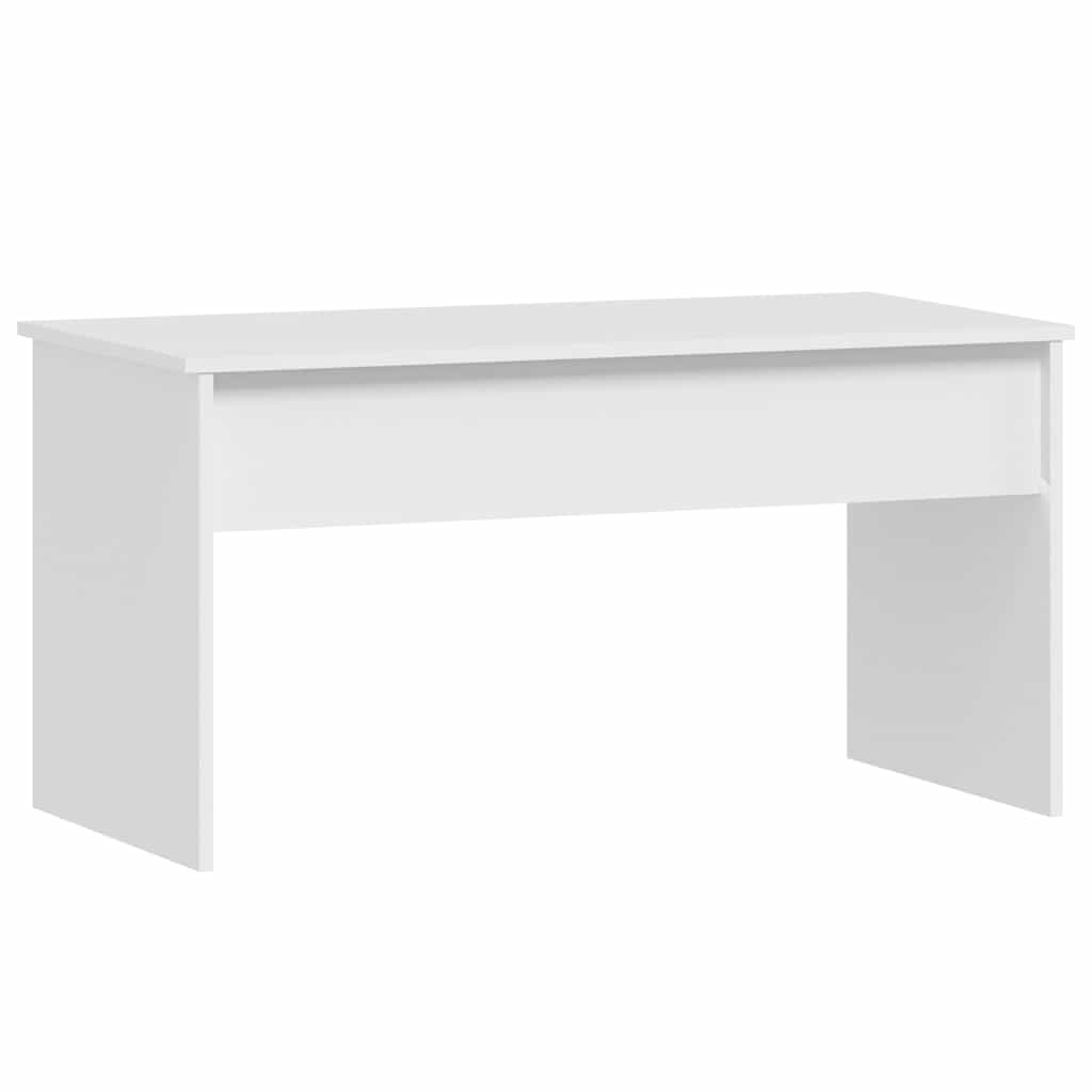vidaXL Τραπεζάκι Σαλονιού Λευκό 102x50,5x52,5 εκ. Επεξεργασμένο Ξύλο