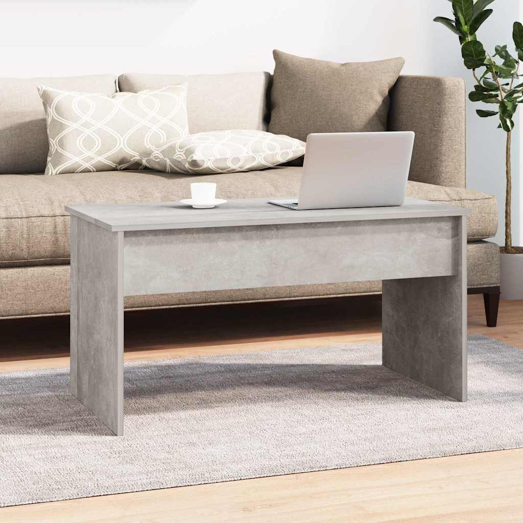 vidaXL Τραπεζάκι Σαλονιού Γκρι Σκυρ. 1102x50,5x52,5 εκ. Επεξεργ. Ξύλο