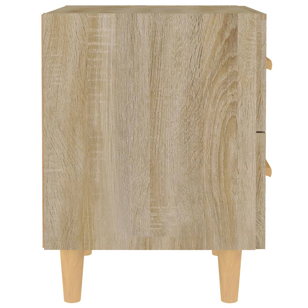 vidaXL Κομοδίνα 2 τεμ. Sonoma Δρυς 40 x 35 x 47,5 εκ.